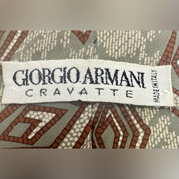 Giorgio Armani - Vintage, silk tie, made in Italy, designer luxe! - Picture 2 of 3